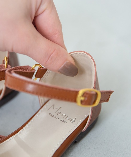 menue（メヌエ）の「面ファスナー付き ストラップ キッズサンダル（サンダル・キッズ・シルバー/ブラウン/ホワイト・15.0cm/16.0cm/17.0cm/18.0cm/19.0cm/20.0cm/21.0cm）」の8枚目の写真