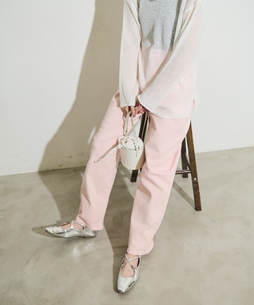 【セール】ストレートカラーデニム（デニムパンツ）｜Shelly island（シェリーアイランド）