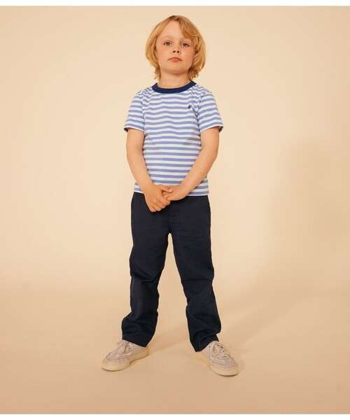 【セール】ボーダー半袖Ｔシャツ（Tシャツ/カットソー）｜PETIT BATEAU（プチバトー）