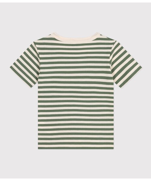 PETIT BATEAU(プチバトー)の「ボーダー半袖Tシャツ(Tシャツ/カットソー・キッズ・グリーン系その他/ホワイト×ブルー・12YEAR/10YEAR/6YEAR/8YEAR)」の8枚目の写真