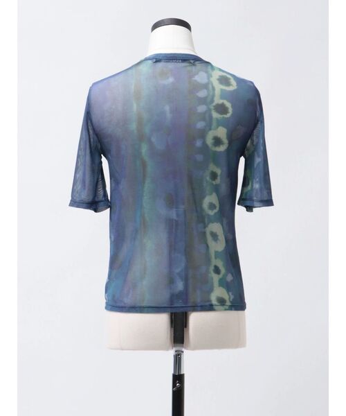 VEQUM（VEQUM）の「【VEQUM】SHEER COMPACT TSHIRT（Tシャツ/カットソー・レディース・ブルー/ホワイト/オレンジ/ブラック・FREE）」の20枚目の写真