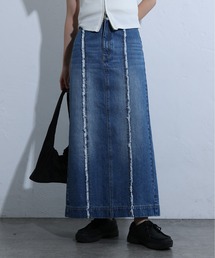 COLONY 2139 | カットオフフリンジデニムスカート(デニムスカート)