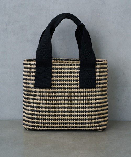 Actually（アクチュアリー）の「かごバッグ 巾着付き（トートバッグ・レディース・ブラック/オレンジ・フリー）」の3枚目の写真