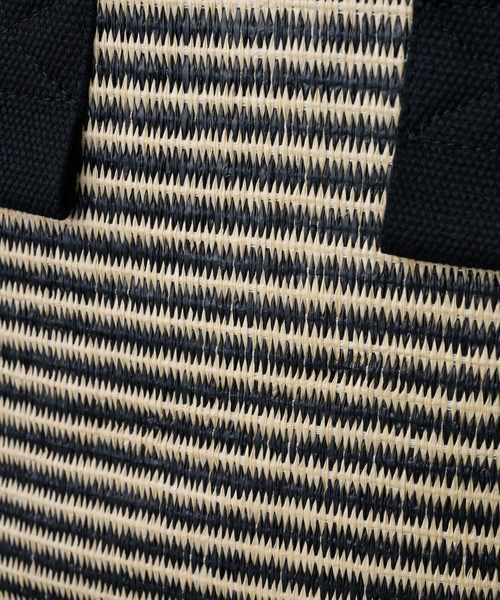 Actually（アクチュアリー）の「かごバッグ 巾着付き（トートバッグ・レディース・ブラック/オレンジ・フリー）」の7枚目の写真