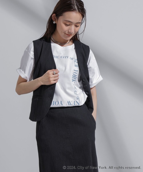 NANO universe(ナノユニバース)の「GOOD ROCK SPEED×Anti Soaked(R) 汗染み防止 NYC Tシャツ(Tシャツ/カットソー・レディース・その他6/その他4/その他1/その他2/その他3/その他5・FREE)」の9枚目の写真