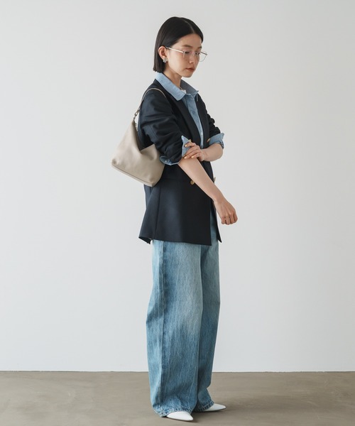 ☆送料・関税込☆BASIC COTTON★LEATHER ROLLER BAG★バッグ★ セール】【本革/軽量360g】ソフトレザーシンプルショルダー