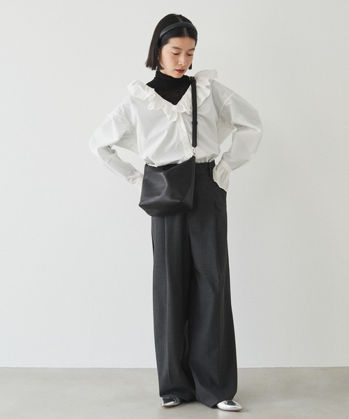 3/4～価格改定》ソフトレザーシンプルショルダーバッグ (CE-1328-WEB