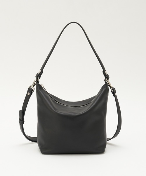 russet（ラシット）の「ソフトレザーシンプルショルダーバッグ (CE-1328-WEB)（ショルダーバッグ・レディース・ブラック/グレー系その他/ブラウン系その他/ホワイト/ライトブルー/グリーン/ダークブラウン/ベージュ/ブラウン/ピンク/ブラック系その他/グリーン系その他・FREE）」の13枚目の写真