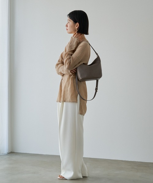 ソフトレザーシンプルショルダーバッグ (CE-1328)（ショルダーバッグ）｜russet（ラシット）