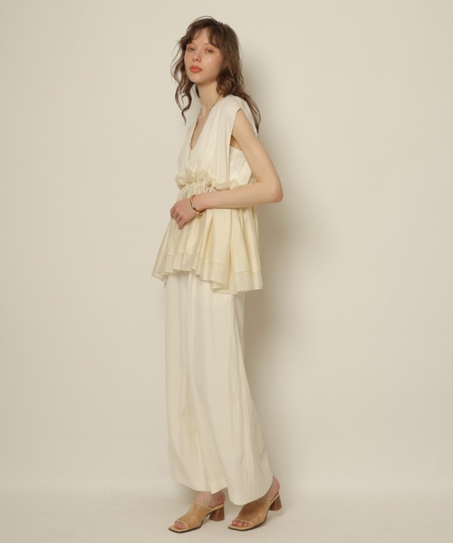 CADUNE（カデュネ）の「リネンワイドパンツ（その他パンツ）」 - WEAR 