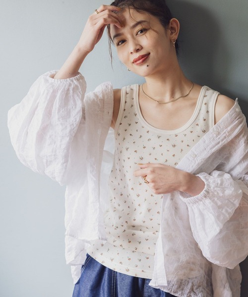 studio CLIP（スタディオクリップ）の「アソート気が利くタンクトップ[プラスサイズあり]（タンクトップ・レディース・スモーク/その他6/その他5/その他1/その他2/その他3/その他4/オフホワイト・MEDIUM/LARGE/X-LARGE/XX-LARGE/XXX-LARGE）」の5枚目の写真