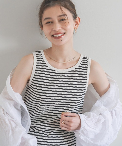 studio CLIP（スタディオクリップ）の「アソート気が利くタンクトップ[プラスサイズあり]（タンクトップ・レディース・スモーク/その他6/その他5/その他1/その他2/その他3/その他4/オフホワイト・MEDIUM/LARGE/X-LARGE/XX-LARGE/XXX-LARGE）」の6枚目の写真