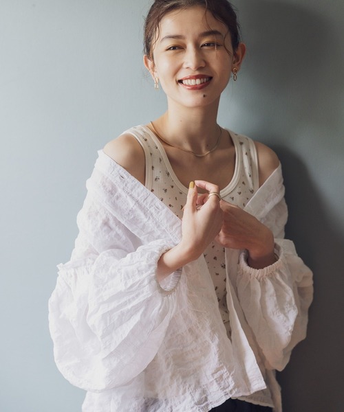 studio CLIP（スタディオクリップ）の「アソート気が利くタンクトップ[プラスサイズあり]（タンクトップ・レディース・スモーク/その他6/その他5/その他1/その他2/その他3/その他4/オフホワイト・MEDIUM/LARGE/X-LARGE/XX-LARGE/XXX-LARGE）」の12枚目の写真