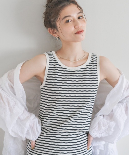 studio CLIP（スタディオクリップ）の「アソート気が利くタンクトップ[プラスサイズあり]（タンクトップ・レディース・スモーク/その他6/その他5/その他1/その他2/その他3/その他4/オフホワイト・MEDIUM/LARGE/X-LARGE/XX-LARGE/XXX-LARGE）」の15枚目の写真