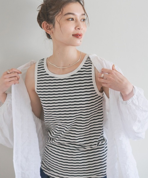 studio CLIP（スタディオクリップ）の「アソート気が利くタンクトップ[プラスサイズあり]（タンクトップ・レディース・スモーク/その他6/その他5/その他1/その他2/その他3/その他4/オフホワイト・MEDIUM/LARGE/X-LARGE/XX-LARGE/XXX-LARGE）」の17枚目の写真