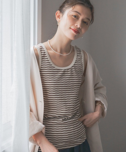 studio CLIP（スタディオクリップ）の「アソート気が利くタンクトップ[プラスサイズあり]（タンクトップ・レディース・スモーク/その他6/その他5/その他1/その他2/その他3/その他4/オフホワイト・MEDIUM/LARGE/X-LARGE/XX-LARGE/XXX-LARGE）」の18枚目の写真