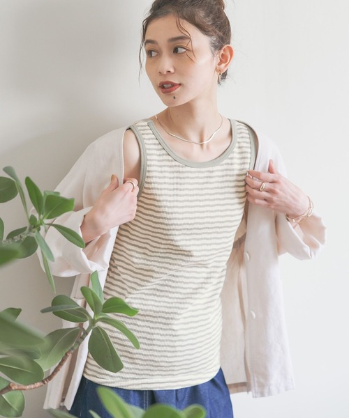 studio CLIP（スタディオクリップ）の「アソート気が利くタンクトップ[プラスサイズあり]（タンクトップ・レディース・スモーク/その他6/その他5/その他1/その他2/その他3/その他4/オフホワイト・MEDIUM/LARGE/X-LARGE/XX-LARGE/XXX-LARGE）」の22枚目の写真