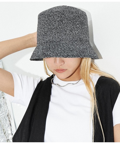 Settimissimo（セッティミッシモ）の「ハンドウォッシャブル ミックスカラー バケットハット 帽子（ハット・レディース・ブラック/ベージュ・FREE）」の9枚目の写真