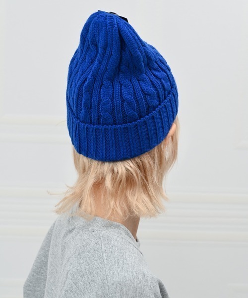 Alite cloth(アリーテクロス)の「NEWHATTANニットキャップ゚(ニットキャップ/ビーニー・レディース・ロイヤルブルー/パープル/ネイビー/グレー/ブラック/カーキ・FREE)」の5枚目の写真