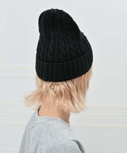 Alite cloth(アリーテクロス)の「NEWHATTANニットキャップ゚(ニットキャップ/ビーニー・レディース・ロイヤルブルー/パープル/ネイビー/グレー/ブラック/カーキ・FREE)」の2枚目の写真