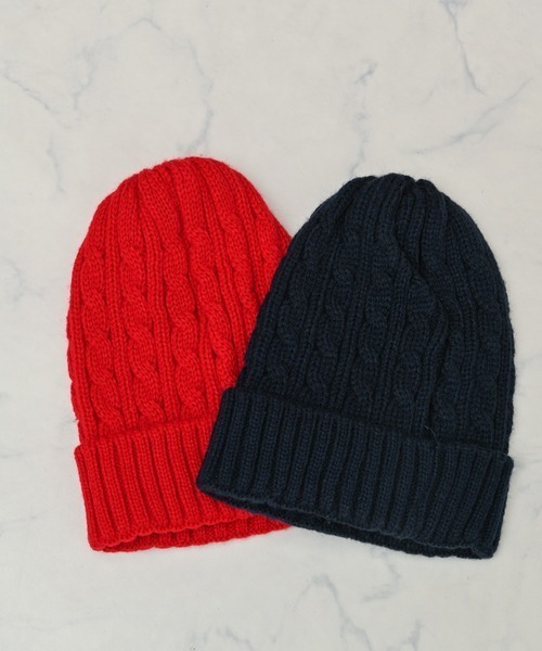 Alite cloth(アリーテクロス)の「NEWHATTANニットキャップ゚(ニットキャップ/ビーニー・レディース・ロイヤルブルー/パープル/ネイビー/グレー/ブラック/カーキ・FREE)」の9枚目の写真