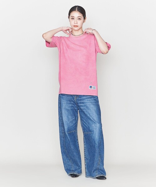 別注＜RUSSELL ATHLETIC for ASTRAET＞ACID WASH Tシャツ（T