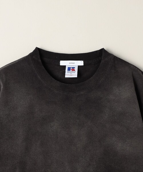 別注＜RUSSELL ATHLETIC for ASTRAET＞ACID WASH Tシャツ（T