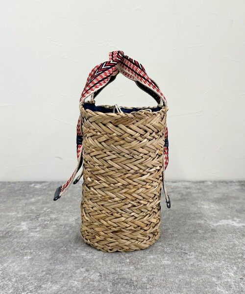 fredy emue（フレディエミュ）の「ジャガードテープカゴバッグ（かごバッグ・レディース・ブルー系その他7/イエロー系その他3・FREE）」の11枚目の写真