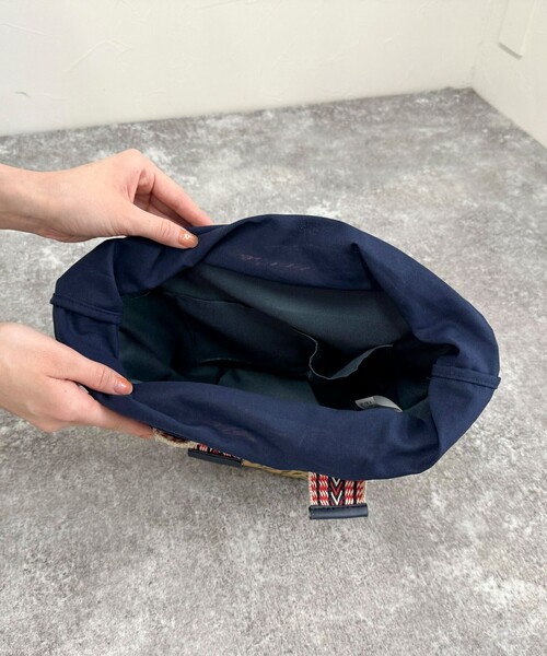 fredy emue（フレディエミュ）の「ジャガードテープカゴバッグ（かごバッグ・レディース・ブルー系その他7/イエロー系その他3・FREE）」の16枚目の写真