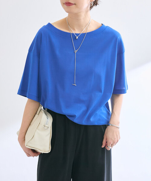 RIVE DROITE【MONN.:. (モン)】 オープンネックTee F MONN.:.(モン)】オープンネックTee（Tシャツ/カットソー）｜RIVE