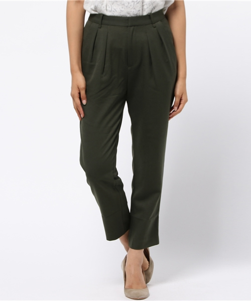 laboratory work（ラボラトリーワーク）の「TRツイルストレッチテーパードパンツ（その他パンツ・レディース・カーキ/ベージュ/ネイビー・MEDIUM）」の2枚目の写真