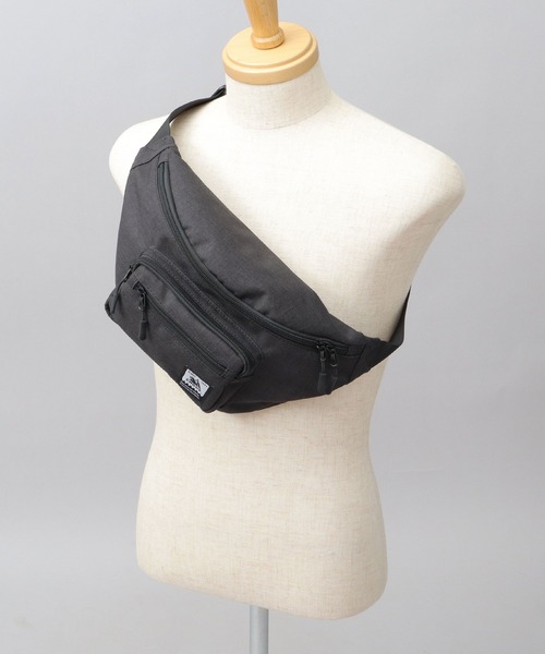 セール】撥水 ミニ ウエストポーチ 6ポケット（ボディバッグ