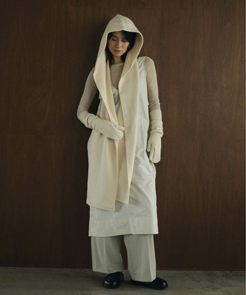 アンヌーク Hoodie Knit Stole anuke（アンヌーク）の「Hoodie Knit Stole（ストール/ショール