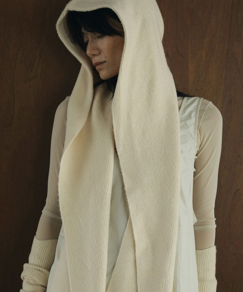 アンヌーク Hoodie Knit Stole anuke（アンヌーク）の「Hoodie Knit Stole（ストール/ショール