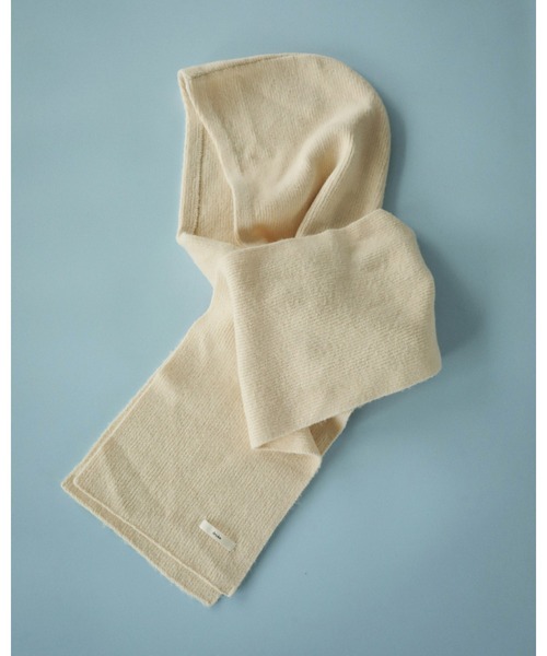 アンヌーク Hoodie Knit Stole ànuke】Hoodie Knit Stole ※10月中旬~11月上旬頃 発送予定 | s