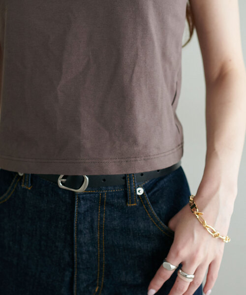 DISCOAT（ディスコート）の「吸水速乾カップ付キャミソール【RE/LA by DISCOAT】（キャミソール・レディース・アイボリー/ブラック/ブラウン・MEDIUM/SMALL/LARGE）」の4枚目の写真