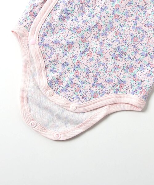 apres les cours（アプレレクール）の「フライス半袖グレコ肌着（肌着・キッズ・ピンク/ベージュ/アイボリー/オフホワイト・70/80）」の10枚目の写真