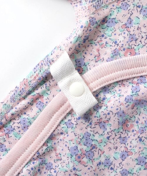 apres les cours（アプレレクール）の「フライス半袖グレコ肌着（肌着・キッズ・ピンク/ベージュ/アイボリー/オフホワイト・70/80）」の16枚目の写真