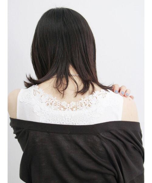 Samansa Mos2 blue（サマンサモスモスブルー）の「前後2wayモチーフレースタンク（Tシャツ/カットソー・レディース・ブラック/オフホワイト/キナリ・F）」の5枚目の写真