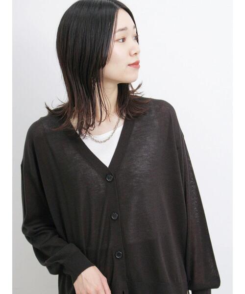 Samansa Mos2 blue（サマンサモスモスブルー）の「前後2wayモチーフレースタンク（Tシャツ/カットソー・レディース・ブラック/オフホワイト/キナリ・F）」の9枚目の写真