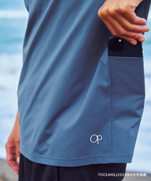 UNFILO(アンフィーロ)の「【コラボ】オーシャンパシフィック TEE(シャツ/ブラウス・メンズ・ブラック系/ダルブルー系・LARGE/X-LARGE/MEDIUM/SMALL)」の4枚目の写真