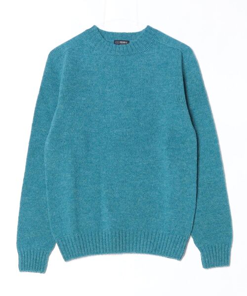 メランジ シェットランド クルーネックニット（ニット/セーター