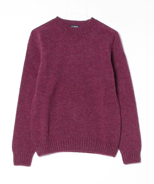 メランジ シェットランド クルーネックニット（ニット/セーター
