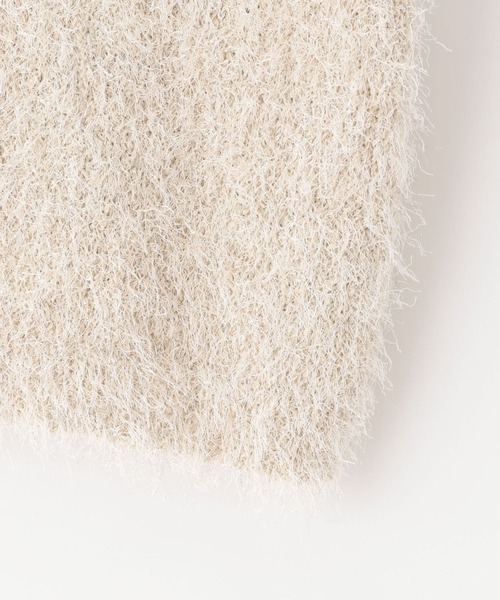 BAYFLOW（ベイフロー）の「[夏から長く着られる]ショートラメファーベスト（ベスト・レディース・ブラック/アイボリー/ライトグレー・FREE）」の17枚目の写真