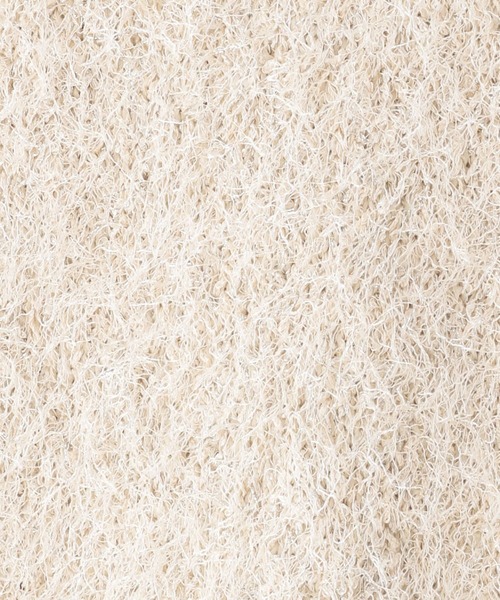 BAYFLOW（ベイフロー）の「[夏から長く着られる]ショートラメファーベスト（ベスト・レディース・ブラック/アイボリー/ライトグレー・FREE）」の19枚目の写真