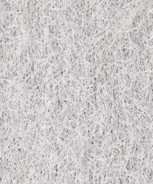 BAYFLOW（ベイフロー）の「[夏から長く着られる]ショートラメファーベスト（ベスト・レディース・ブラック/アイボリー/ライトグレー・FREE）」の21枚目の写真