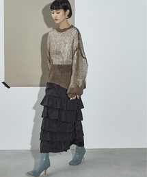 THE YOn | ナイロンフリルティアードスカート(スカート)