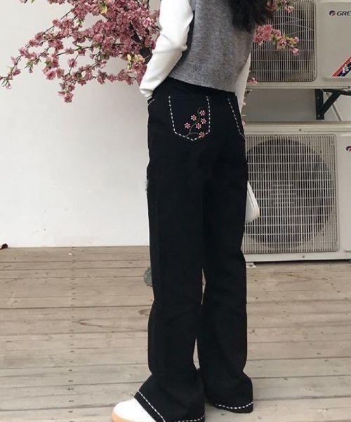 ブラック（黒）系 Denim Tears(デニムティアーズ) パンツ