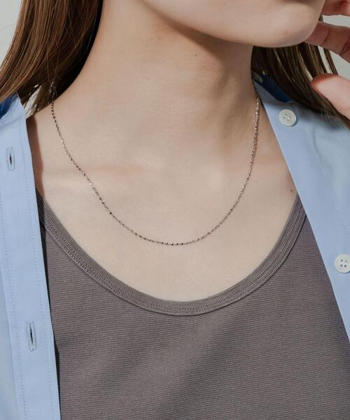 SMELLY（スメリー）の「ステンレススクリューチェーンネックレス（ネックレス・レディース・ゴールド/シルバー・-）」の11枚目の写真