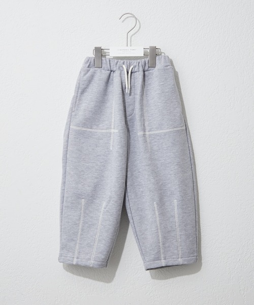 CIAOPANIC TYPY（チャオパニックティピー）の「【KIDS】配色ステッチスウェットパンツ（スウェットパンツ・キッズ・グレー/グリーン/ブラック・SMALL/MEDIUM/LARGE/X-LARGE/XX-LARGE）」の4枚目の写真